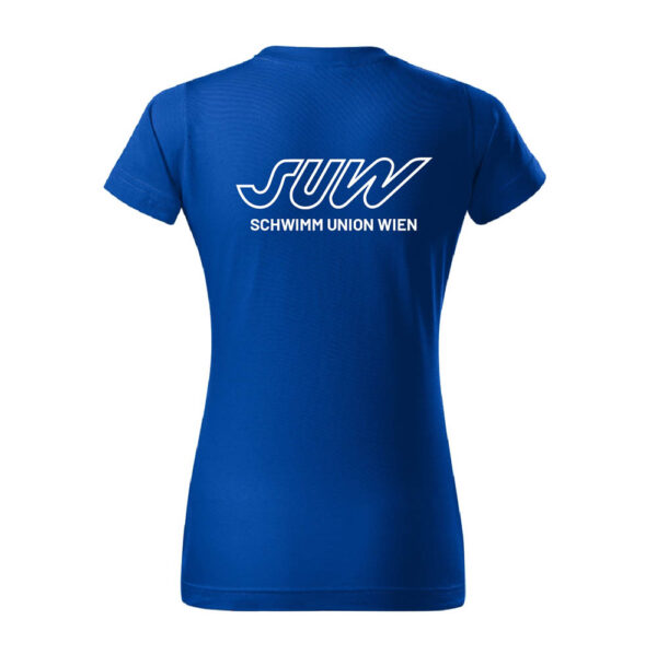 DAMEN Teamshirt & Badehaube blau – Bild 2